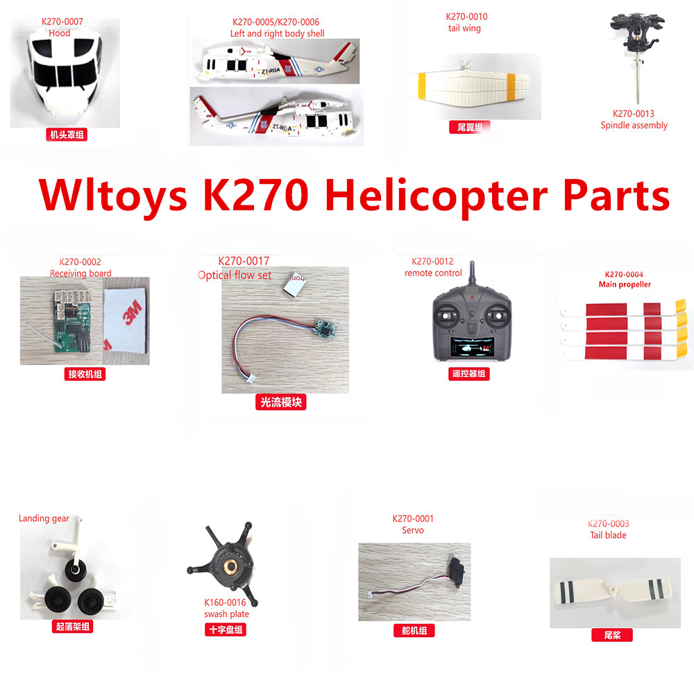Rc Helicopter Coaxial - Wltoys XK K270 RC Helikopter Yedek