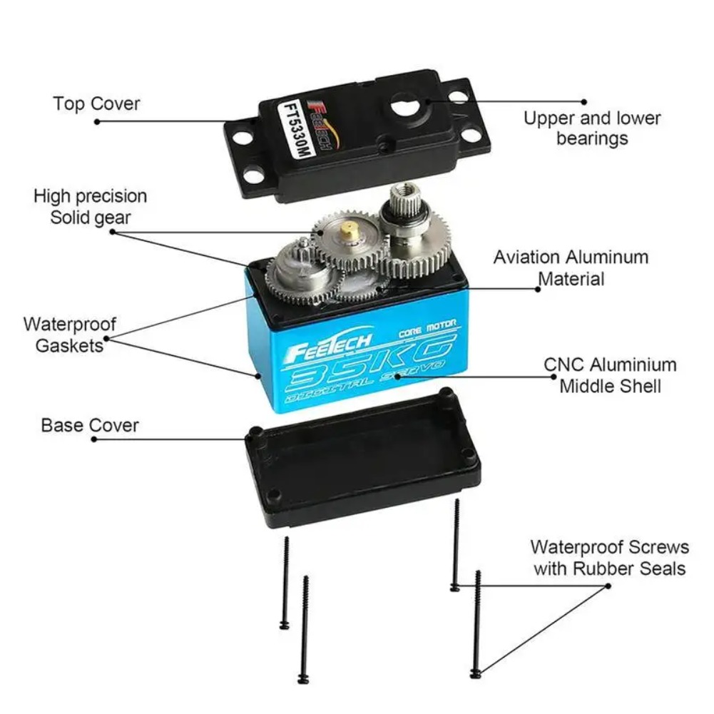 FEETECH FT5330M 35KG Dijital S - Rc Helicopter Servo incelemesi ve fiyatı