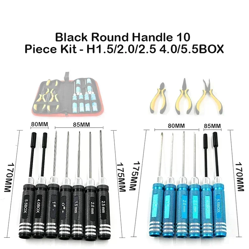 10 adet/set Top Bağlantı Apara - Rc Helicopter Tool Kit incelemesi ve fiyatı